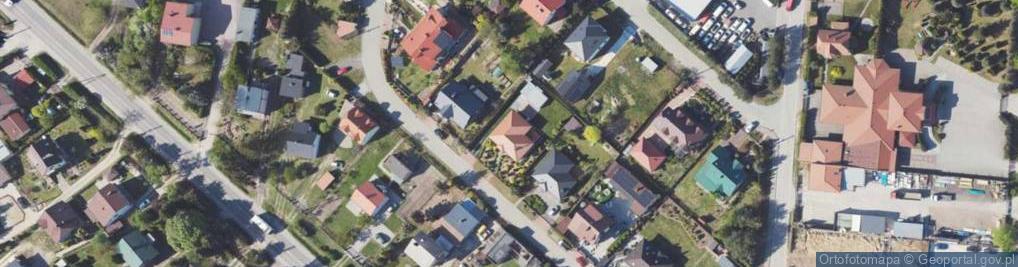 Zdjęcie satelitarne Piękna ul.