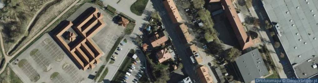 Zdjęcie satelitarne Pieniężnego Seweryna ul.