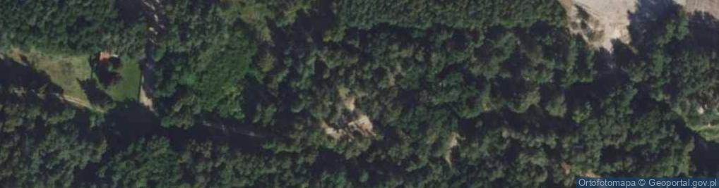 Zdjęcie satelitarne Piegonisko-Pustkowie ul.
