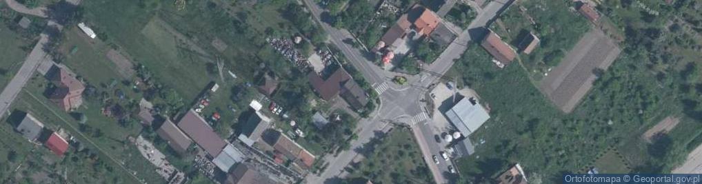 Zdjęcie satelitarne Piastów Śląskich ul.