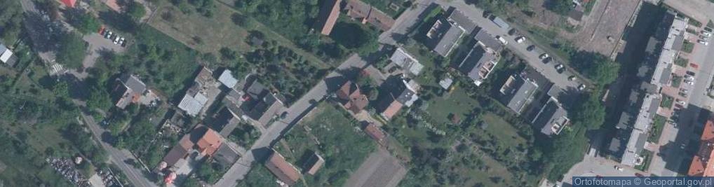 Zdjęcie satelitarne Piastów Śląskich ul.