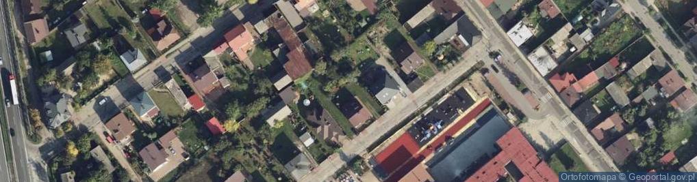 Zdjęcie satelitarne Piaskowa ul.