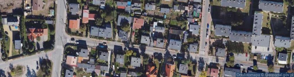 Zdjęcie satelitarne Piastów ul.