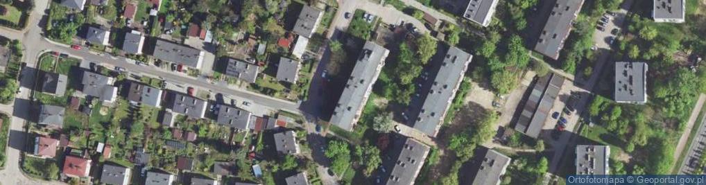 Zdjęcie satelitarne Piękna ul.