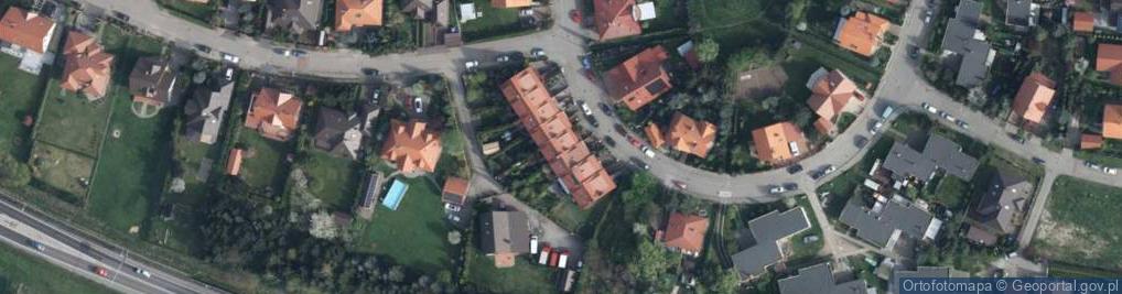 Zdjęcie satelitarne Piastów Śląskich ul.