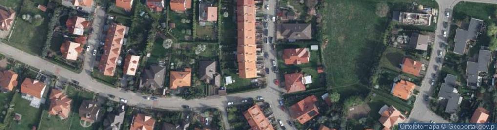 Zdjęcie satelitarne Piastów Śląskich ul.