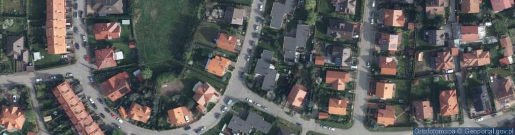 Zdjęcie satelitarne Piastów Śląskich ul.