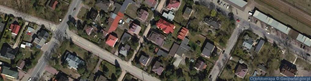 Zdjęcie satelitarne Pierwszej Kadrowej ul.
