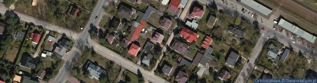 Zdjęcie satelitarne Pierwszej Kadrowej ul.