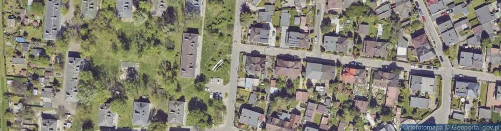 Zdjęcie satelitarne Piastowska ul.