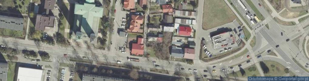 Zdjęcie satelitarne Piesza ul.