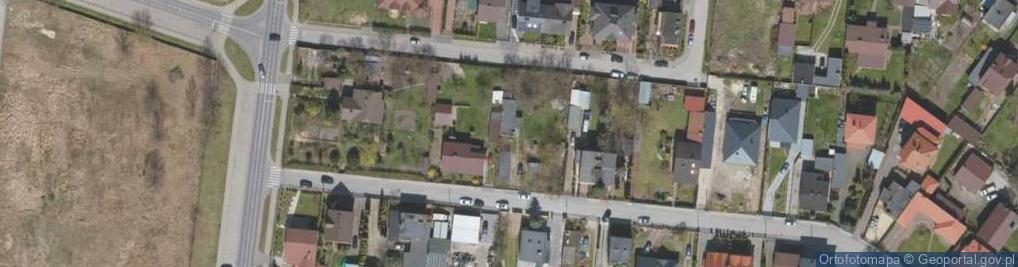 Zdjęcie satelitarne Piastowska ul.