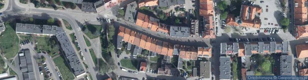 Zdjęcie satelitarne Piastów Śląskich ul.