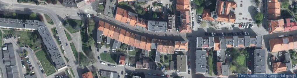 Zdjęcie satelitarne Piastów Śląskich ul.