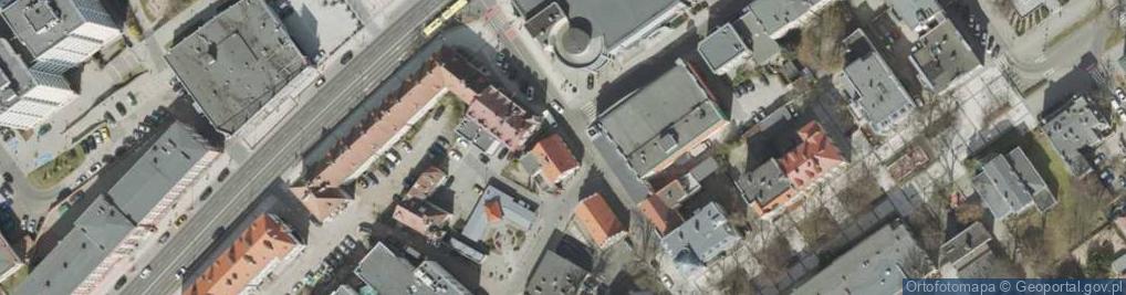 Zdjęcie satelitarne Pieniężnego, dr. ul.