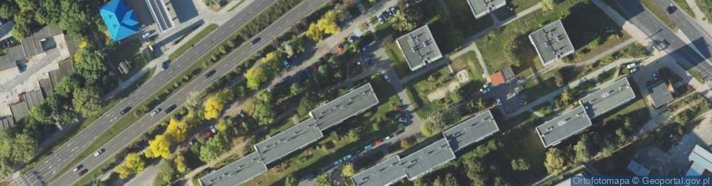 Zdjęcie satelitarne Pionierów Zielonej Góry ul.