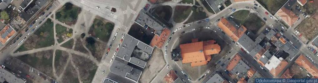 Zdjęcie satelitarne Plac Wszystkich Świętych pl.