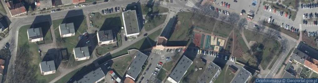 Zdjęcie satelitarne Plac Bramy Wolińskiej pl.