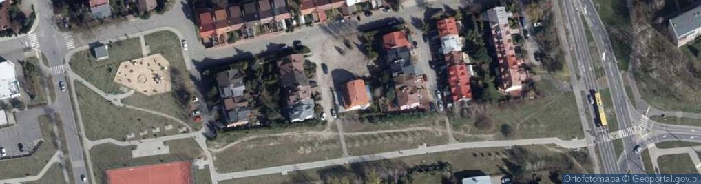 Zdjęcie satelitarne Pływacka ul.