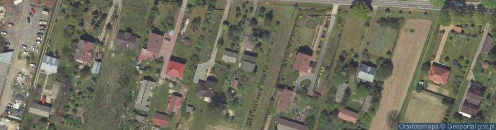 Zdjęcie satelitarne Płouszowice-Kolonia ul.