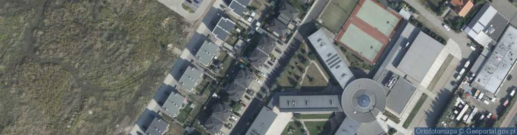 Zdjęcie satelitarne Platanowa ul.