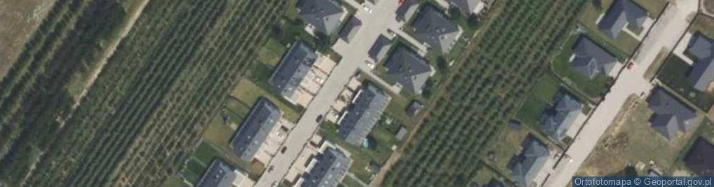 Zdjęcie satelitarne Platanowa ul.