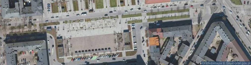 Zdjęcie satelitarne Plac Kościuszki Tadeusza, gen. pl.