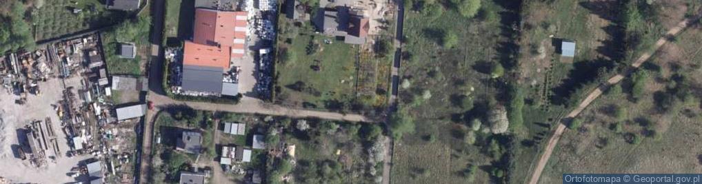 Zdjęcie satelitarne Platanowa ul.