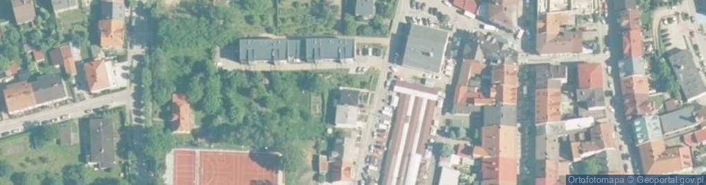 Zdjęcie satelitarne Plac Bohaterów Getta pl.