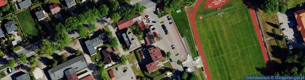 Zdjęcie satelitarne Podzamcze ul.