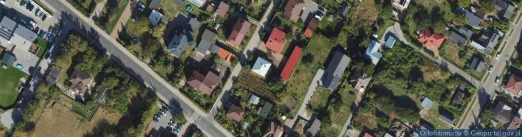 Zdjęcie satelitarne Poprzeczna ul.