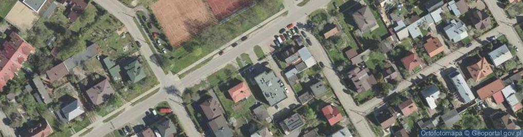 Zdjęcie satelitarne Pod Krzywą ul.