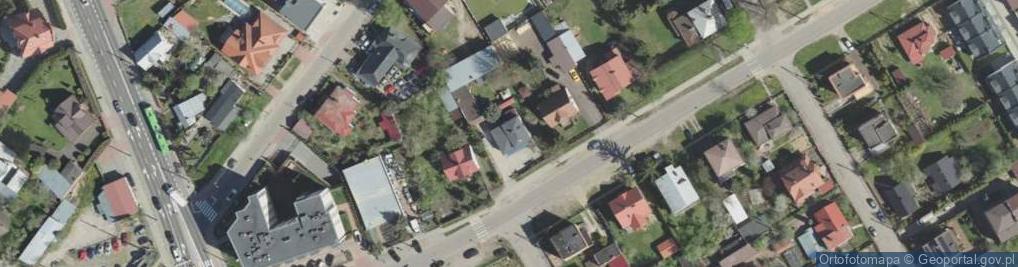 Zdjęcie satelitarne Pod Krzywą ul.