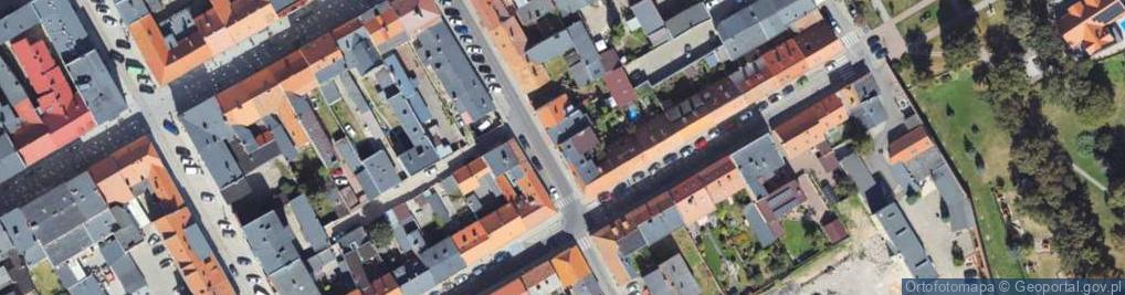 Zdjęcie satelitarne Poprzeczna ul.