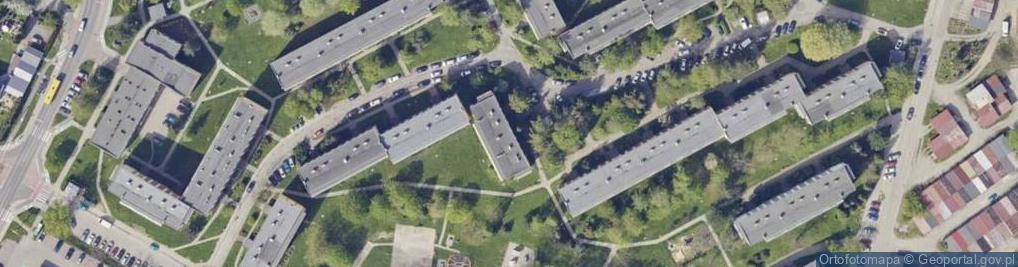 Zdjęcie satelitarne Popiołka Franciszka ul.