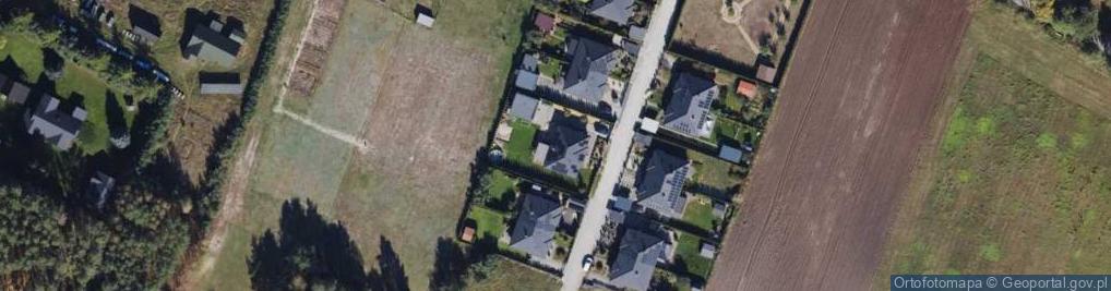 Zdjęcie satelitarne Pod Wierzbami ul.