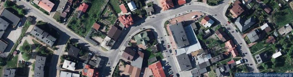 Zdjęcie satelitarne Polskiego Czerwonego Krzyża ul.
