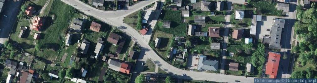 Zdjęcie satelitarne Poprzeczna ul.