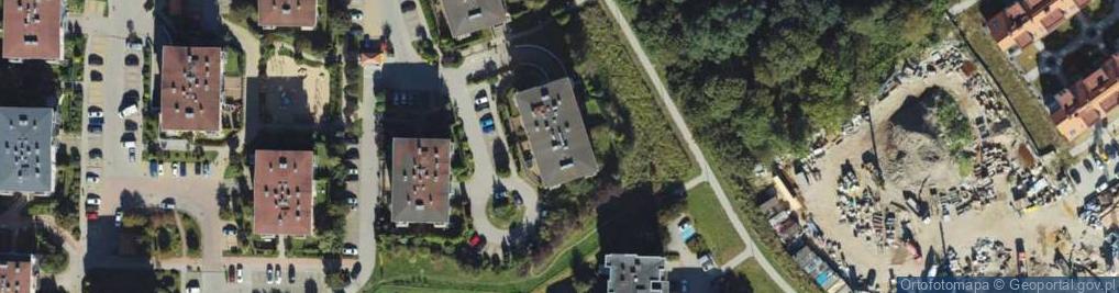 Zdjęcie satelitarne Porębskiego Kazimierza, wadm. ul.