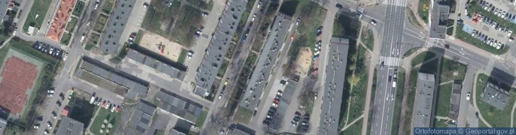 Zdjęcie satelitarne Połaniecka ul.