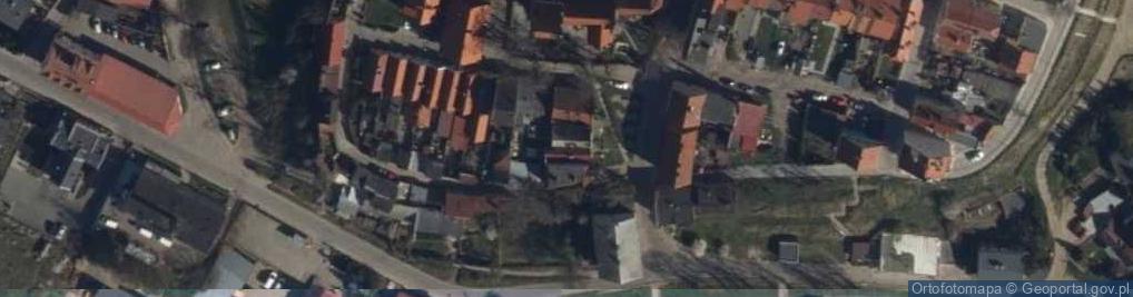 Zdjęcie satelitarne Pod Basztą ul.
