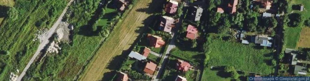 Zdjęcie satelitarne Potkańskiej Kolumby ul.