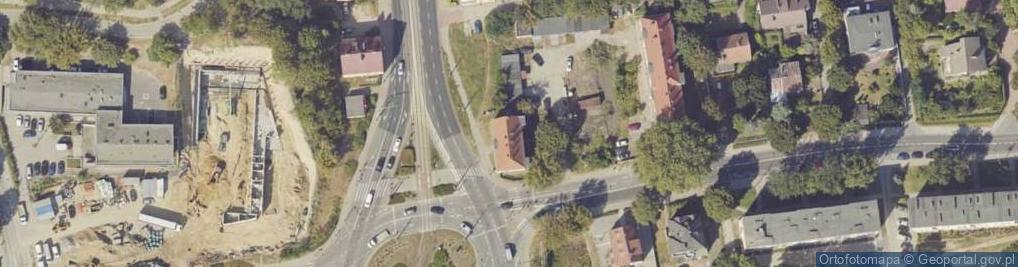 Zdjęcie satelitarne Podmiejska ul.