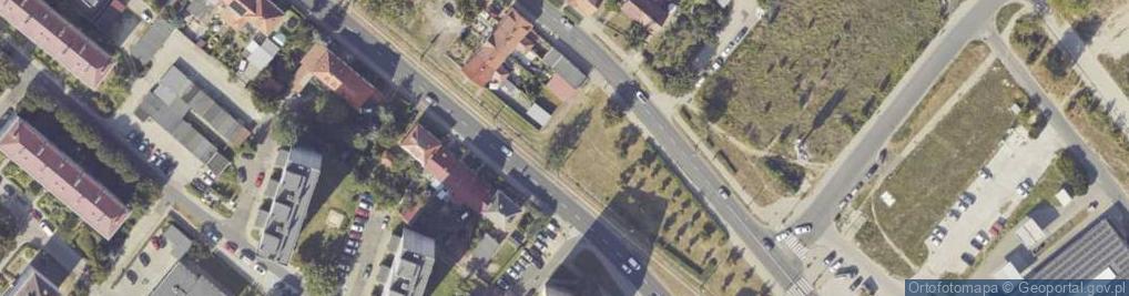Zdjęcie satelitarne Pomorska ul.