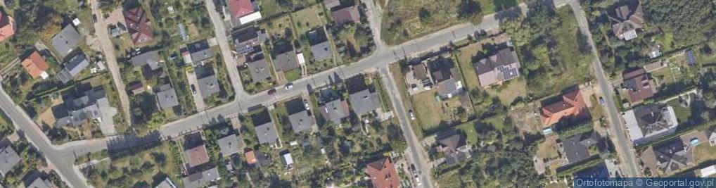 Zdjęcie satelitarne Poprzeczna ul.