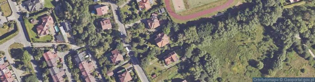 Zdjęcie satelitarne Polskiego Czerwonego Krzyża ul.