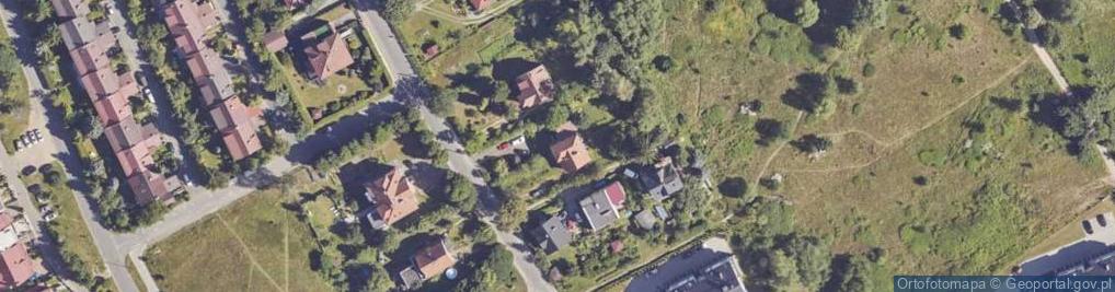 Zdjęcie satelitarne Polskiego Czerwonego Krzyża ul.