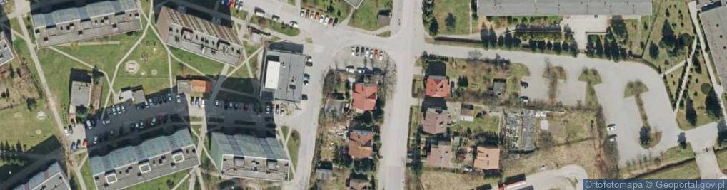 Zdjęcie satelitarne Podklasztorna ul.