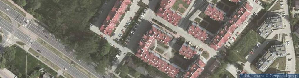 Zdjęcie satelitarne Podłęska ul.