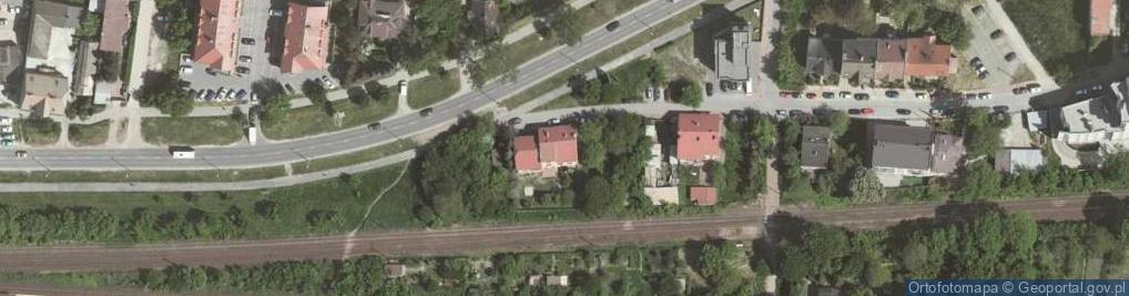 Zdjęcie satelitarne Pod Fortem ul.